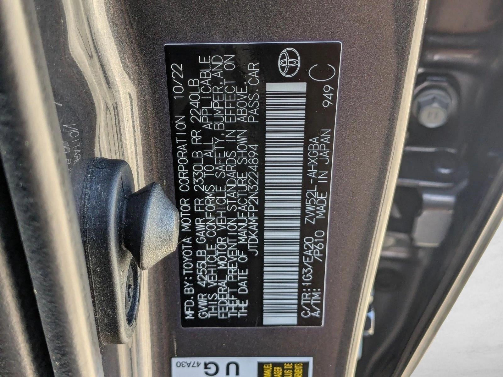 2022 Toyota Prius Prime XLE (Natl)