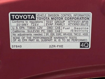 2019 Toyota Prius Prime Premium (Natl)