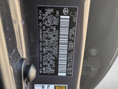 2014 Toyota Prius 5dr HB Three (Natl)