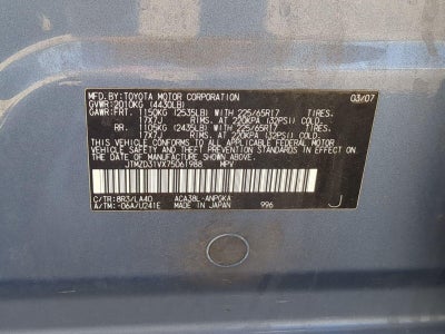 2007 Toyota RAV4 2WD 4dr 4-cyl Limited (Natl)