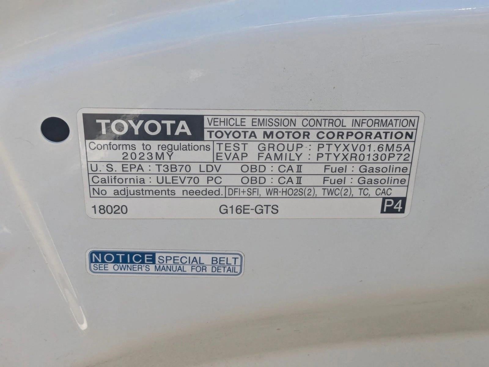 2023 Toyota GR Corolla Core Manual (Natl)