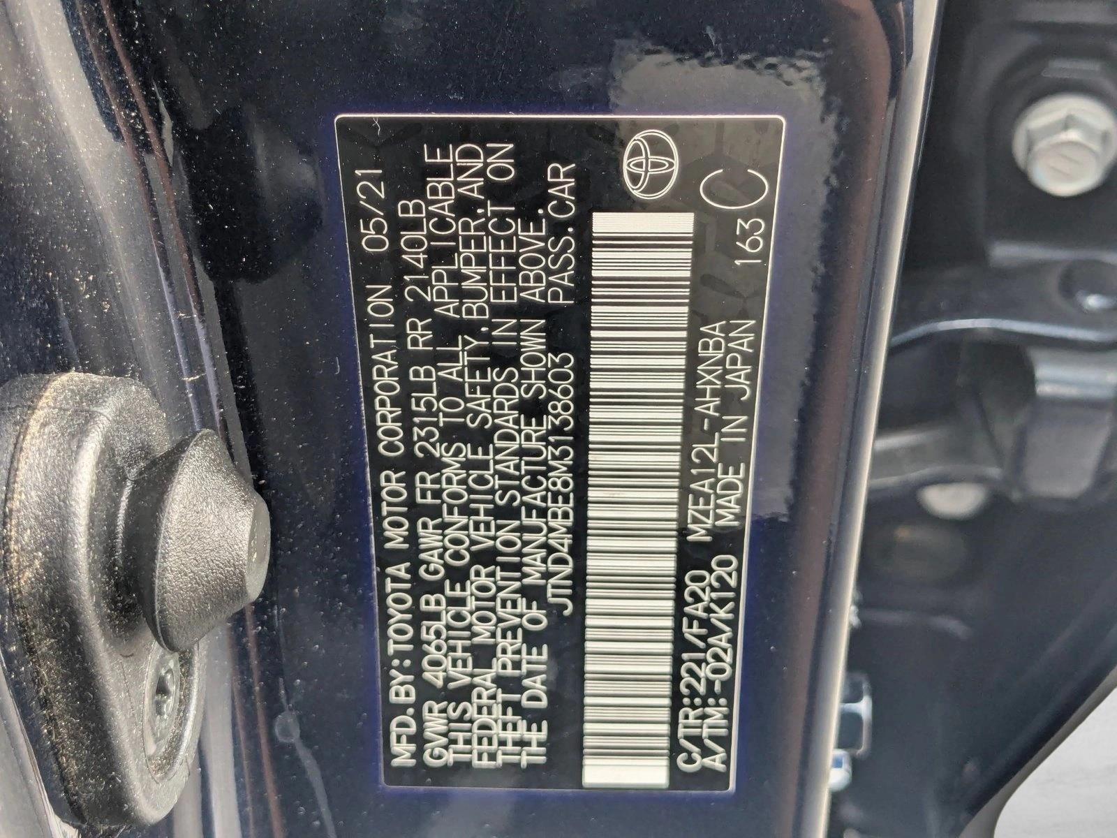 2021 Toyota Corolla Hatchback SE CVT (Natl)