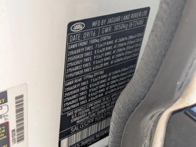 2016 Land Rover Range Rover 4WD 4dr HSE