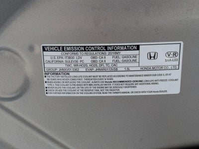 2018 Honda Civic Hatchback EX CVT