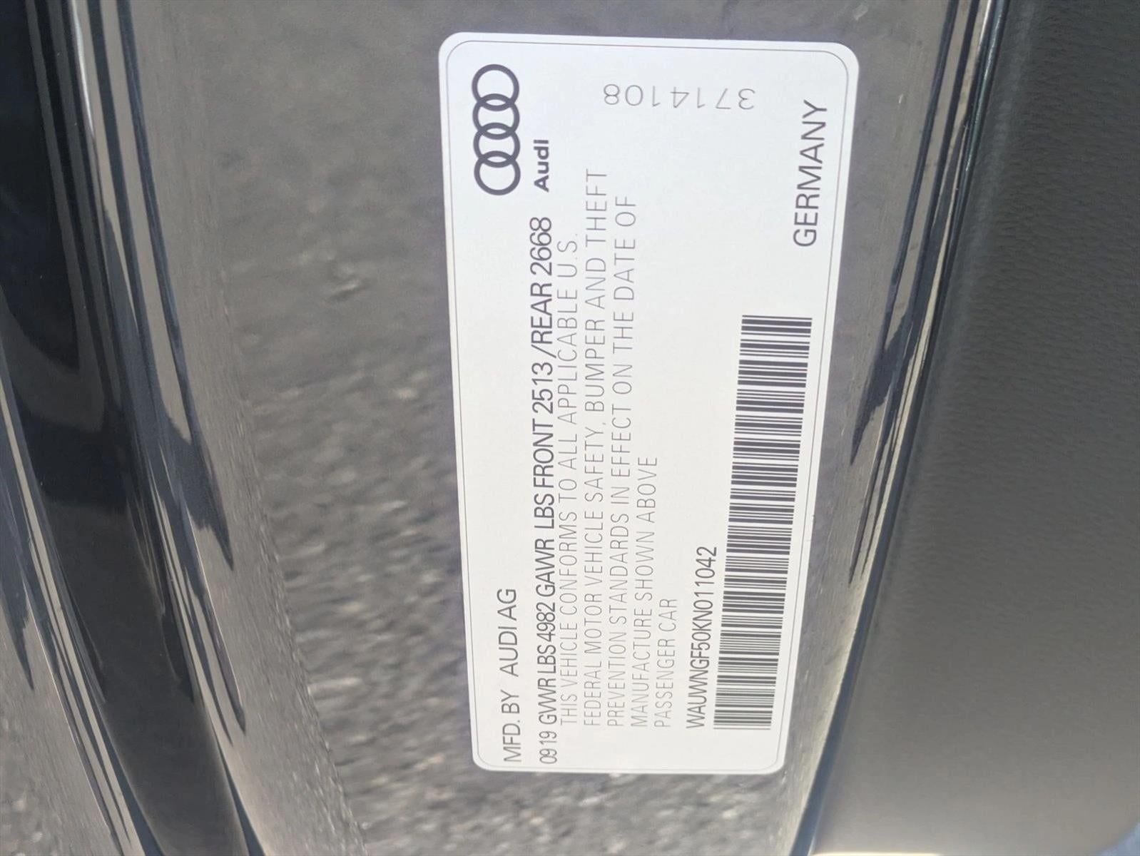 2019 Audi A5 Cabriolet Premium 45 TFSI quattro