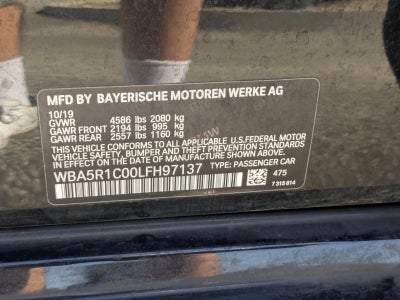 2020 BMW 330i Sedan