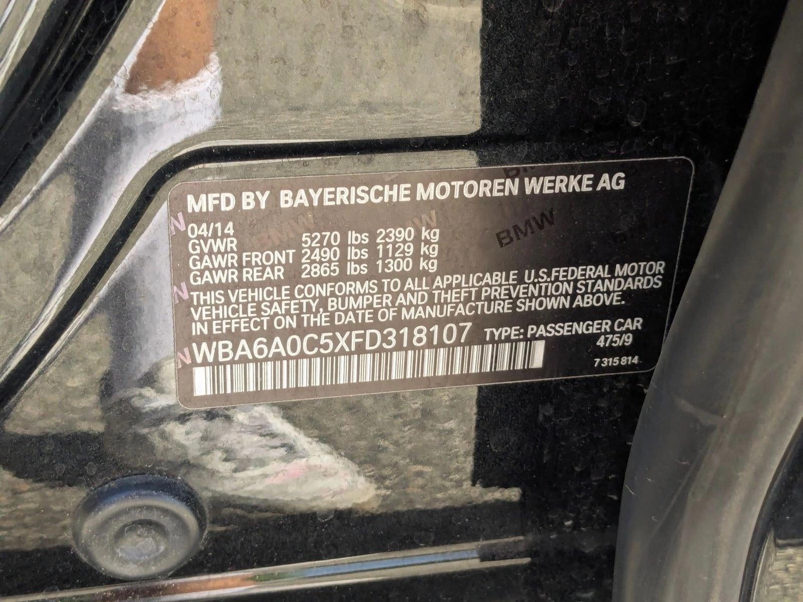 2015 BMW 640i Sedan