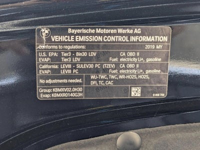 2019 BMW 530e iPerformance Plug-In Hybrid