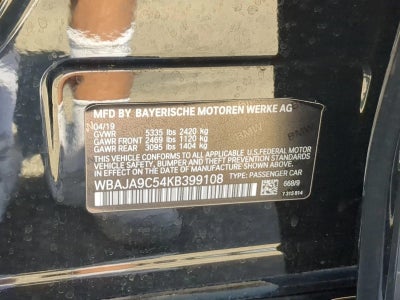 2019 BMW 530e iPerformance Plug-In Hybrid
