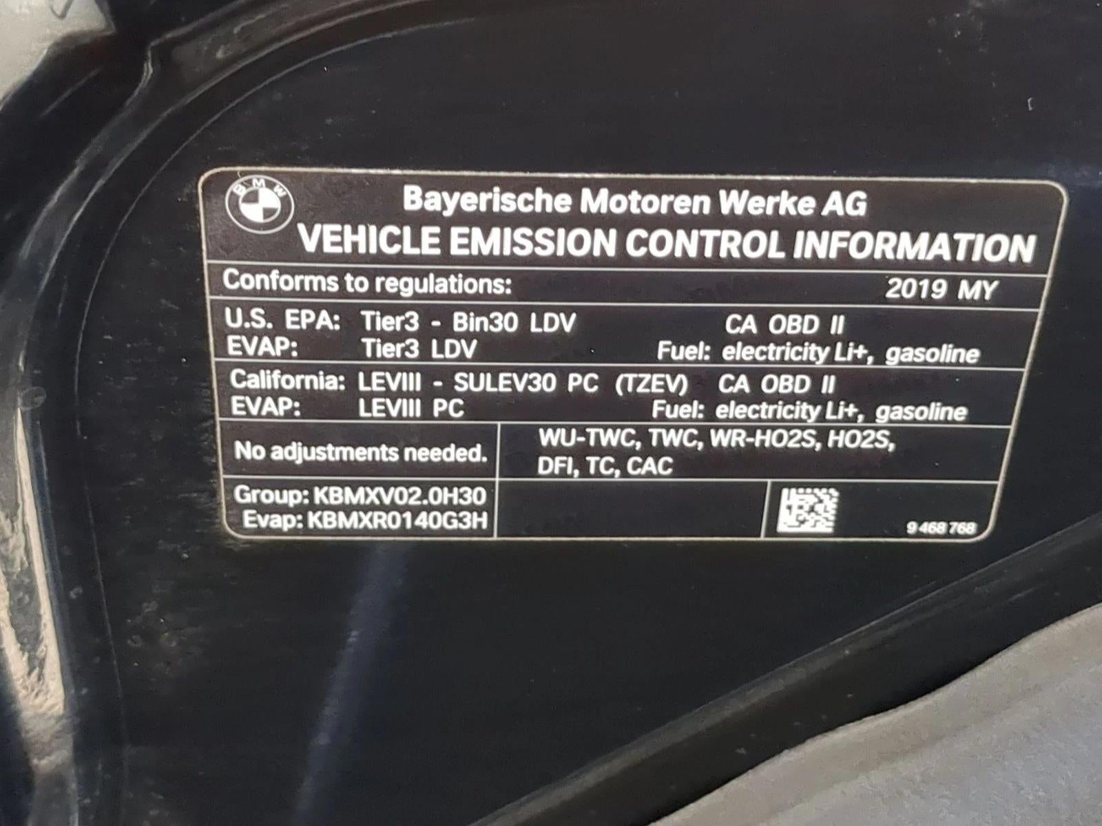 2019 BMW 530e iPerformance Plug-In Hybrid
