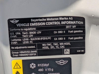 2017 MINI Cooper S Hardtop Cooper S