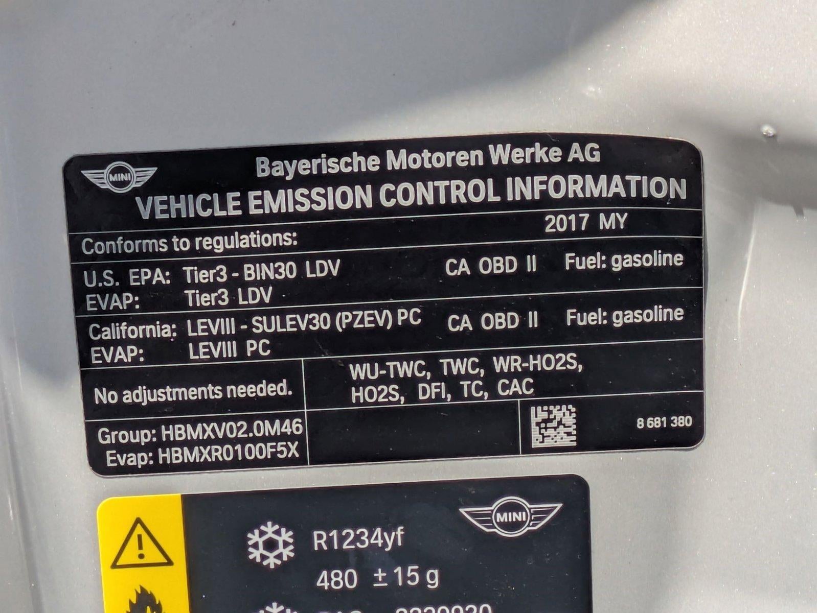 2017 MINI Cooper S Hardtop Cooper S