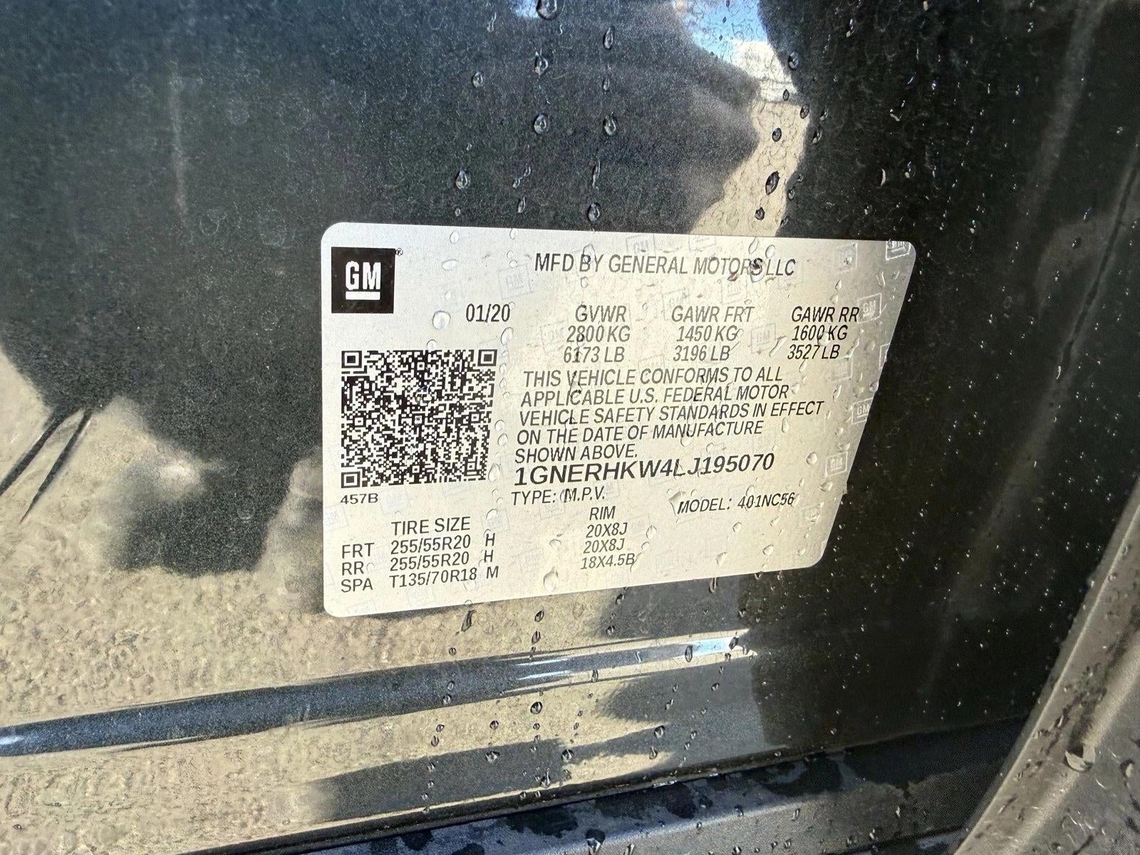 2020 Chevrolet Traverse FWD 3LT