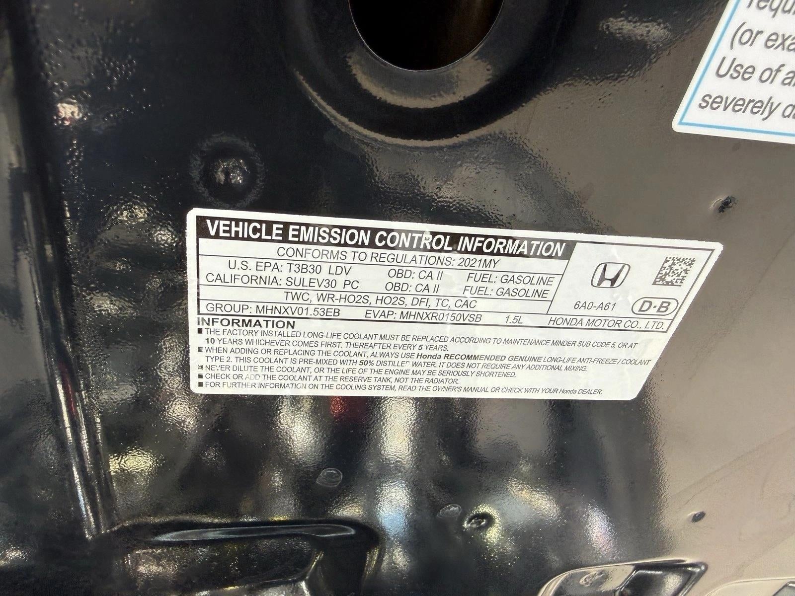 2021 Honda Accord Sedan Sport 1.5T CVT