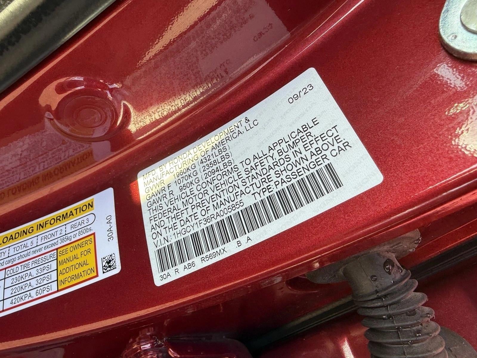 2024 Honda Accord Sedan EX CVT