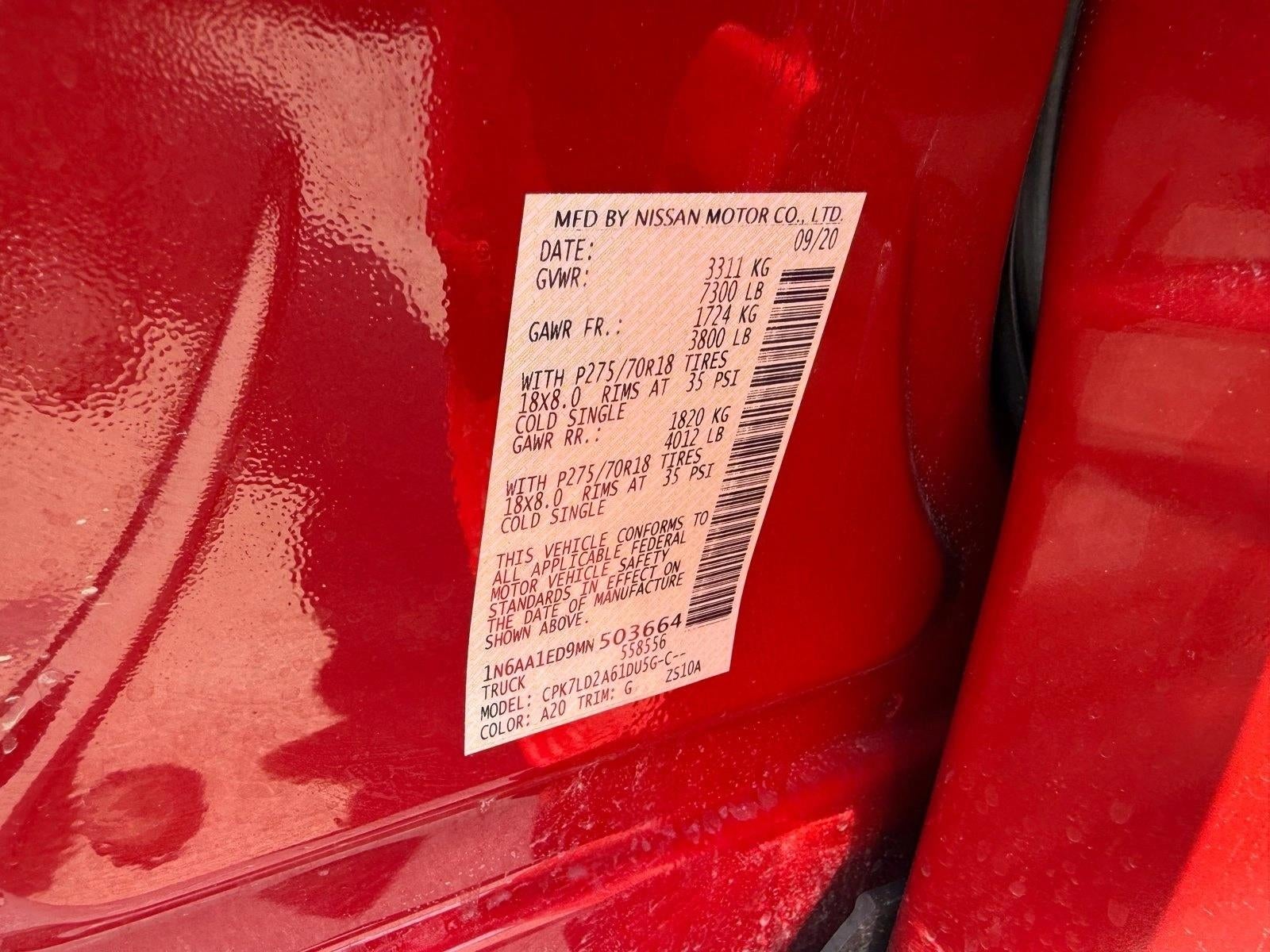 2021 Nissan Titan 4x4 Crew Cab PRO-4X