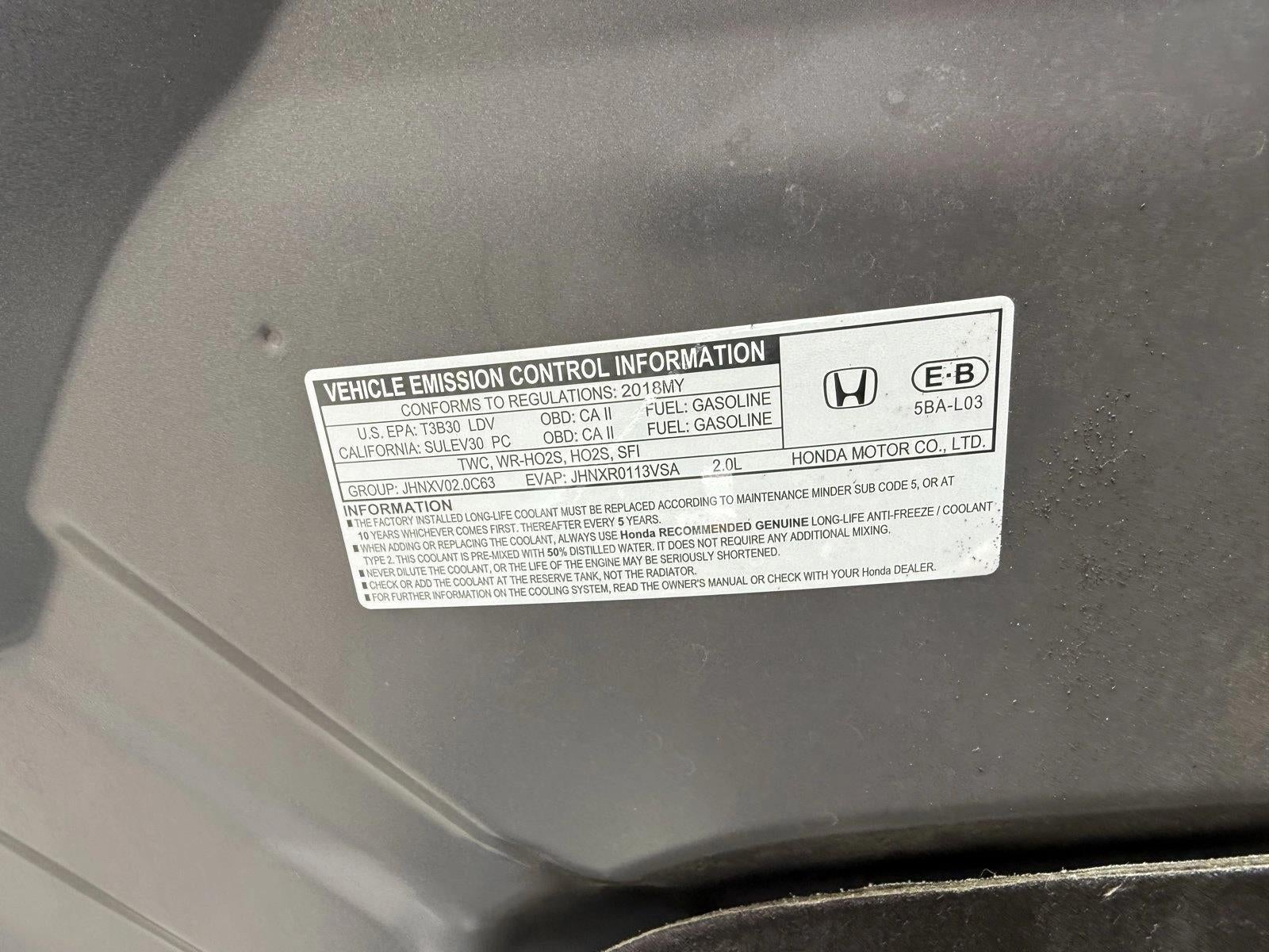 2018 Honda Civic Sedan LX CVT