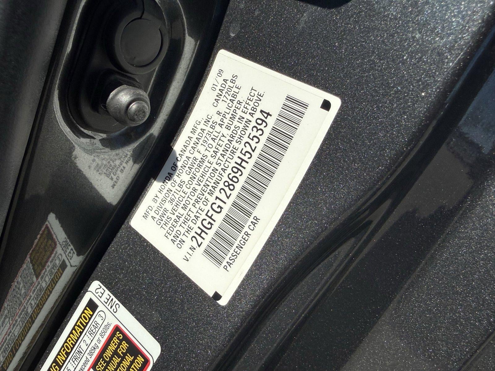 2009 Honda Civic Coupe EX Automatic