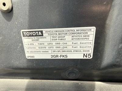 2022 Toyota Tacoma 4WD 4WD TRD Off Road Double Cab 5' Bed V6 AT (Natl)