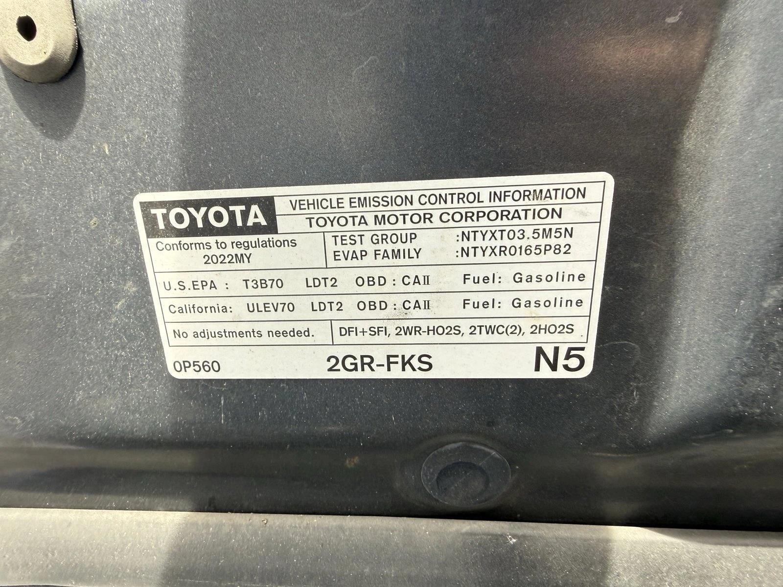 2022 Toyota Tacoma 4WD 4WD TRD Off Road Double Cab 5' Bed V6 AT (Natl)