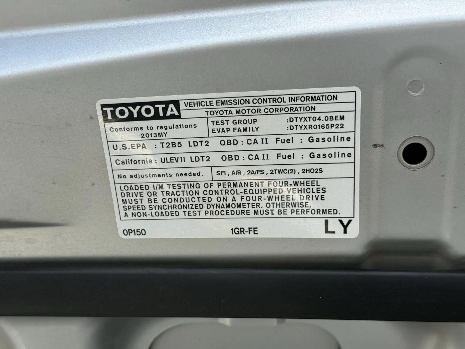2013 Toyota Tacoma 4WD Double Cab Short Bed V6 Automatic (Natl)