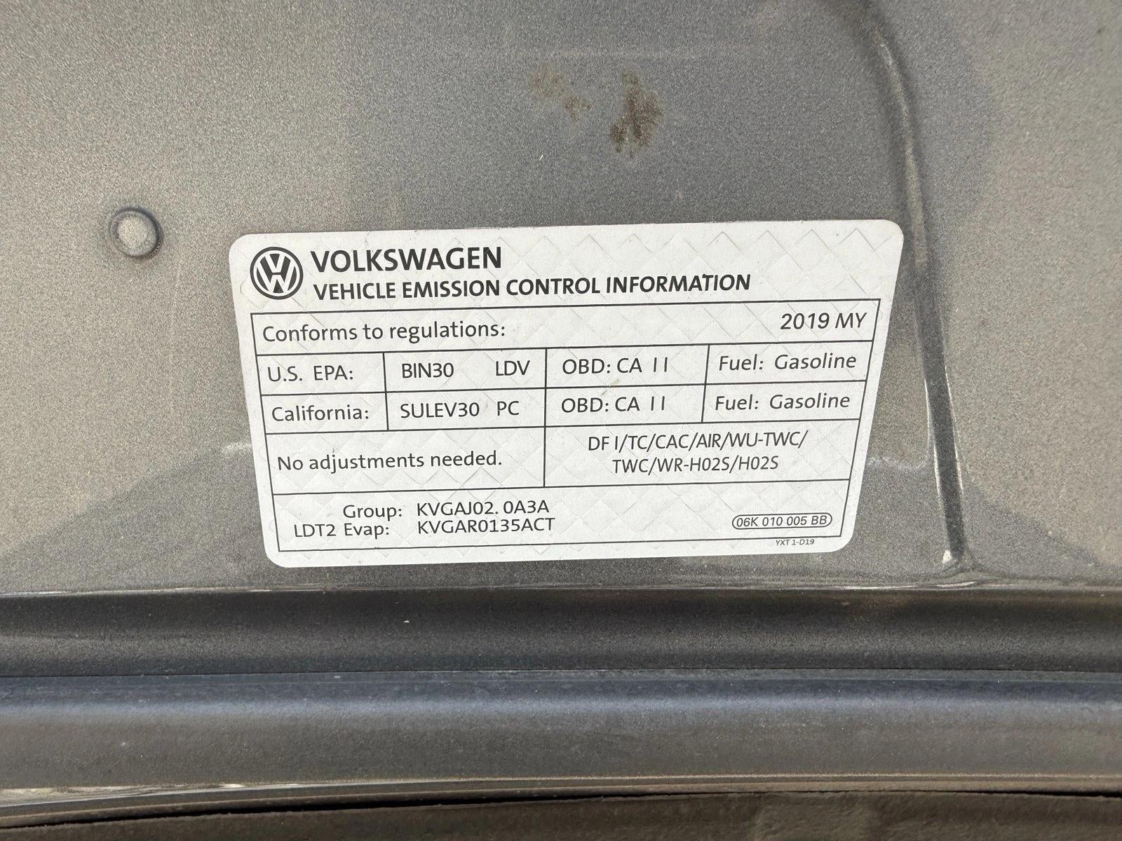 2019 Volkswagen Tiguan 2.0T SEL FWD