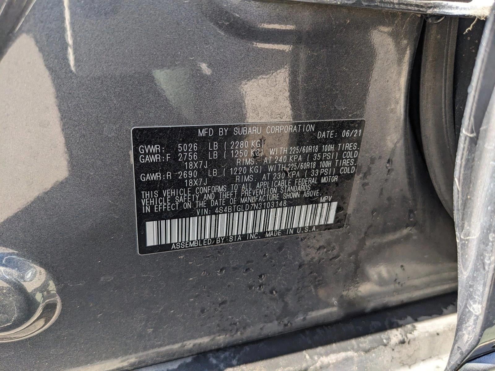 2022 Subaru Outback Onyx Edition XT CVT