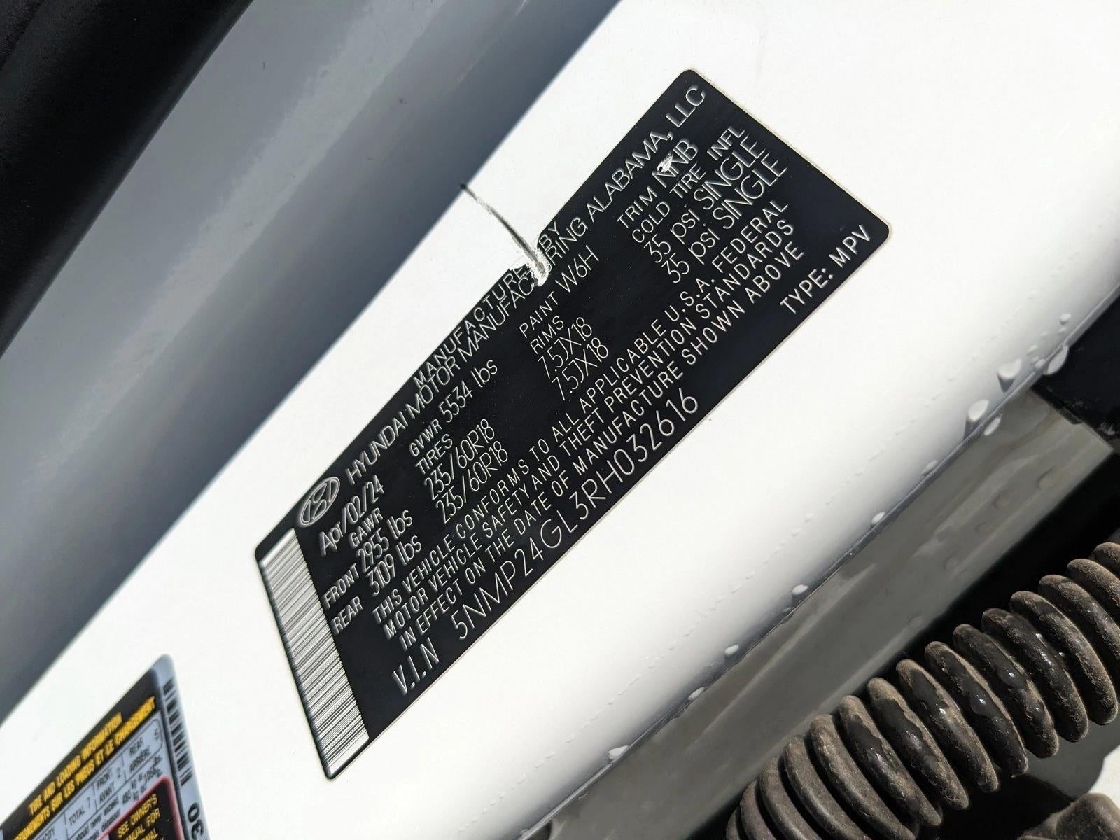 2024 Hyundai SANTA FE SEL FWD