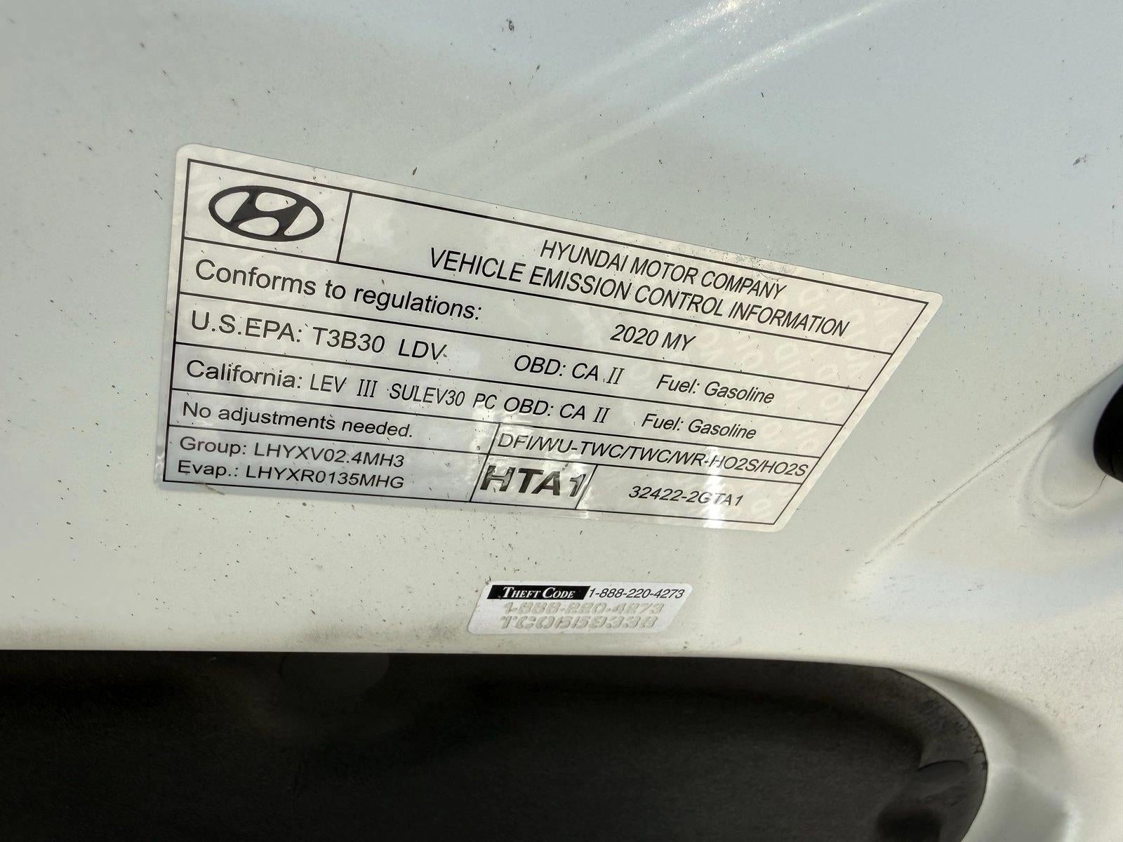 2020 Hyundai SANTA FE SE 2.4L Auto FWD w/SULEV