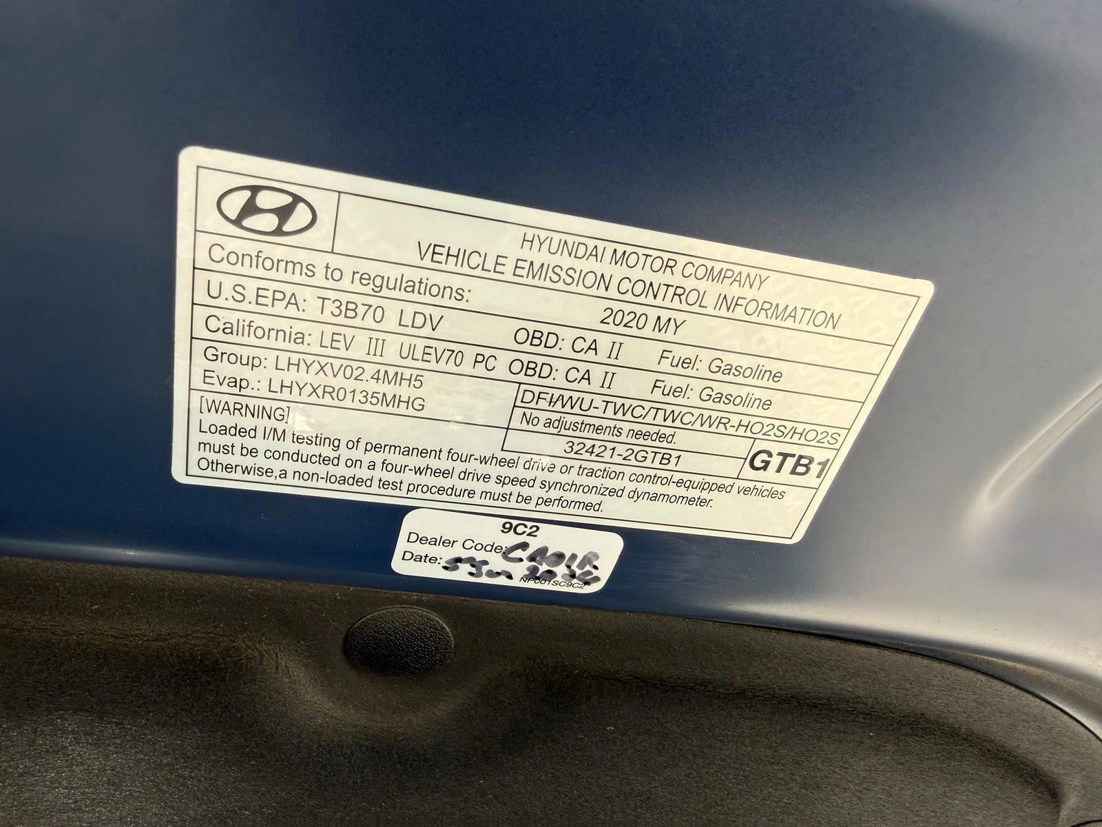 2020 Hyundai SANTA FE SE 2.4L Auto AWD