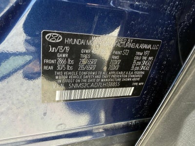 2020 Hyundai SANTA FE SE 2.4L Auto AWD