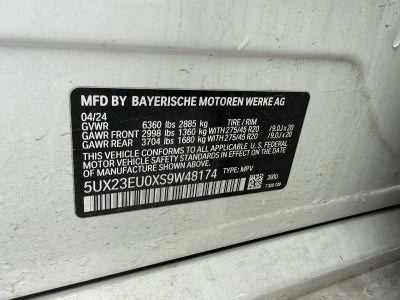2025 BMW X5 xDrive40i Sports Activity Vehicle