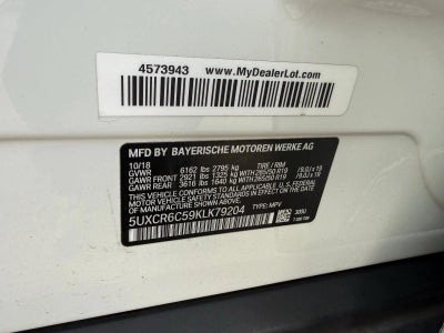 2019 BMW X5 xDrive40i Sports Activity Vehicle