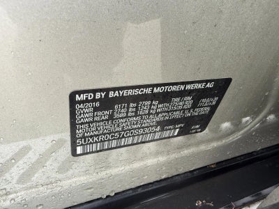 2016 BMW X5 xDrive35i AWD 4dr SAV
