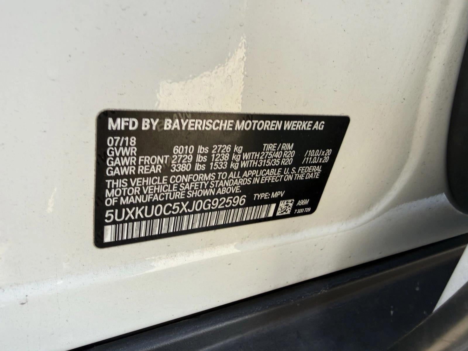 2018 BMW X6 sDrive35i Sports Activity Coupe