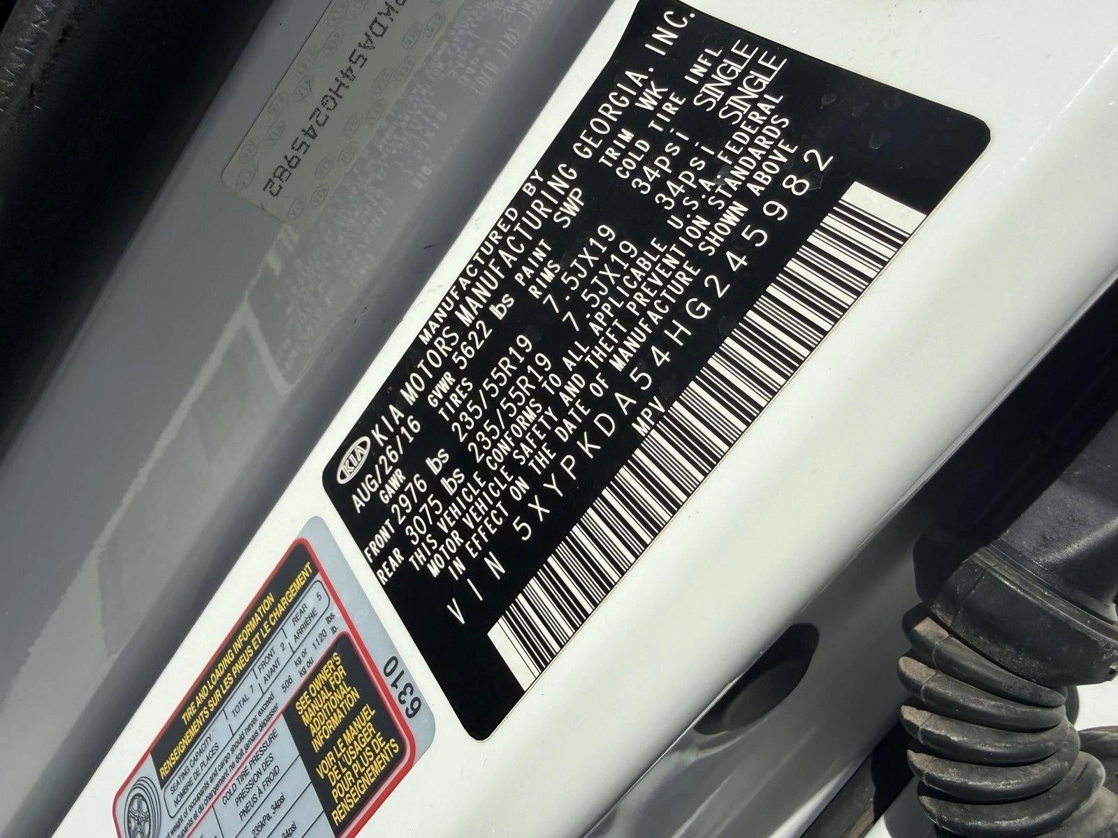 2017 Kia Sorento SXL V6 AWD