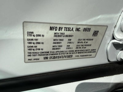 2020 Tesla Model S Performance AWD
