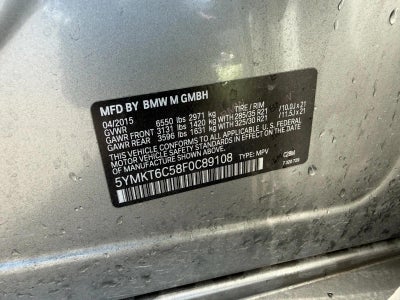 2015 BMW X5 M X5 AWD 4dr SAV