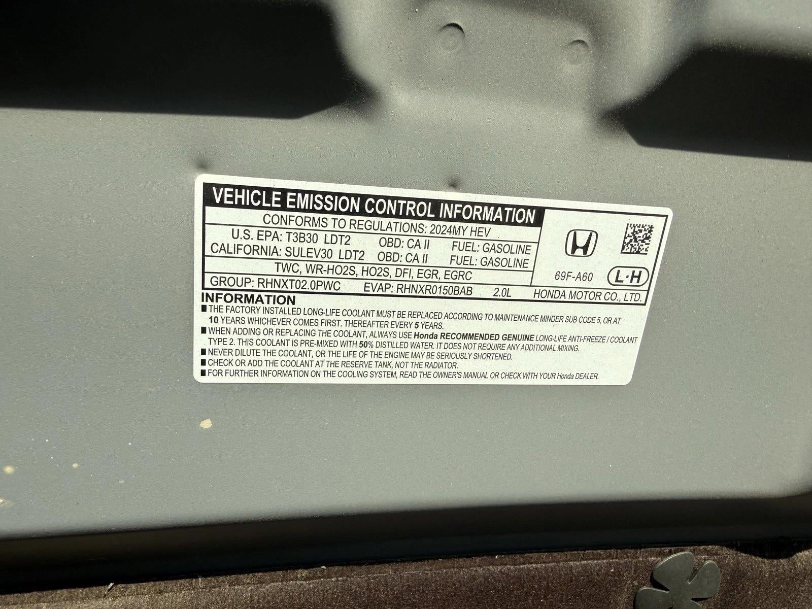 2024 Honda CR-V Hybrid Sport-L AWD