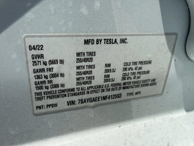 2022 Tesla Model Y Long Range AWD