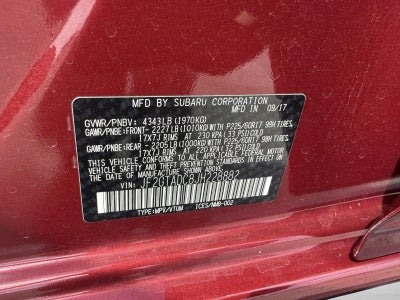 2018 Subaru Crosstrek 2.0i Premium CVT