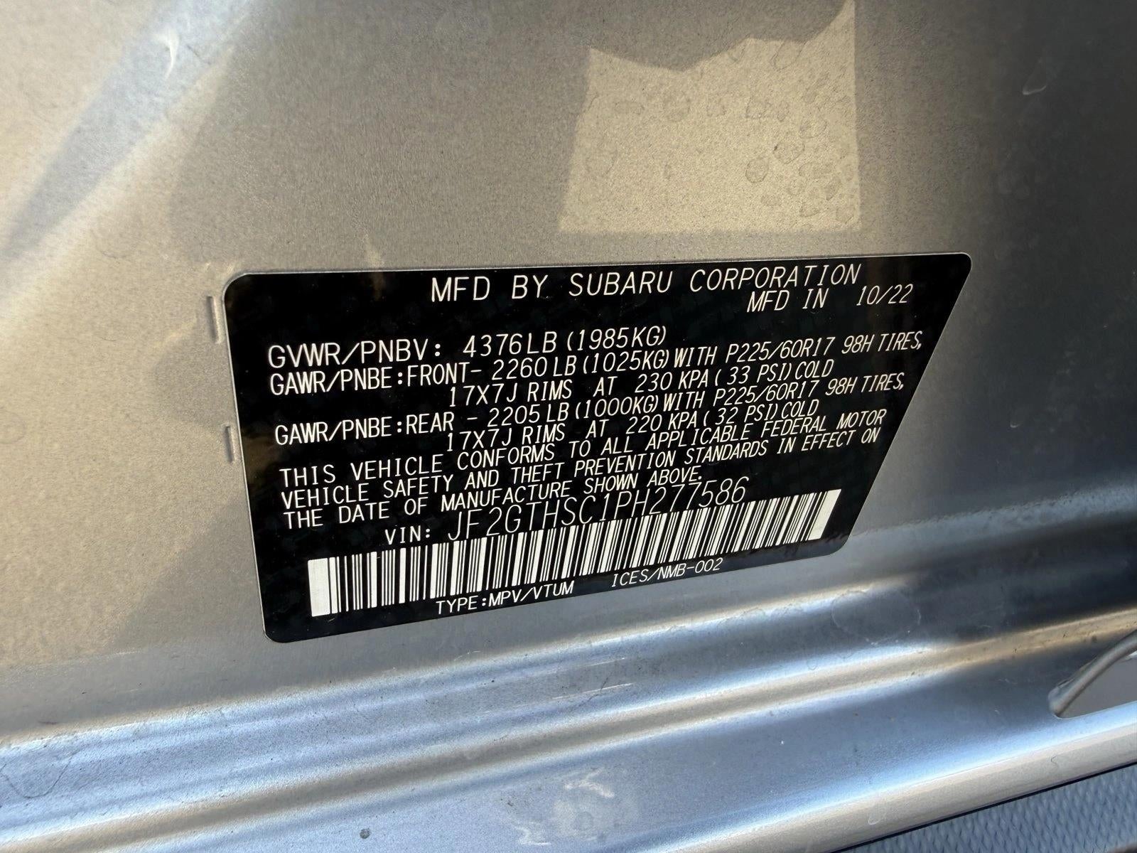 2023 Subaru Crosstrek Sport CVT