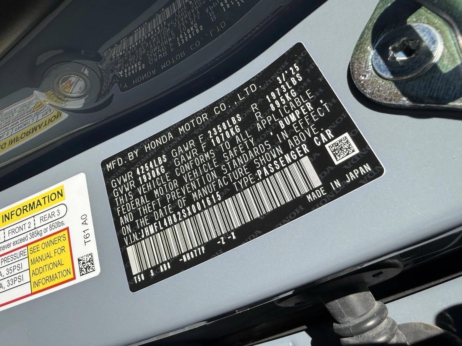 2025 Honda Civic Hatchback Hybrid Sport CVT
