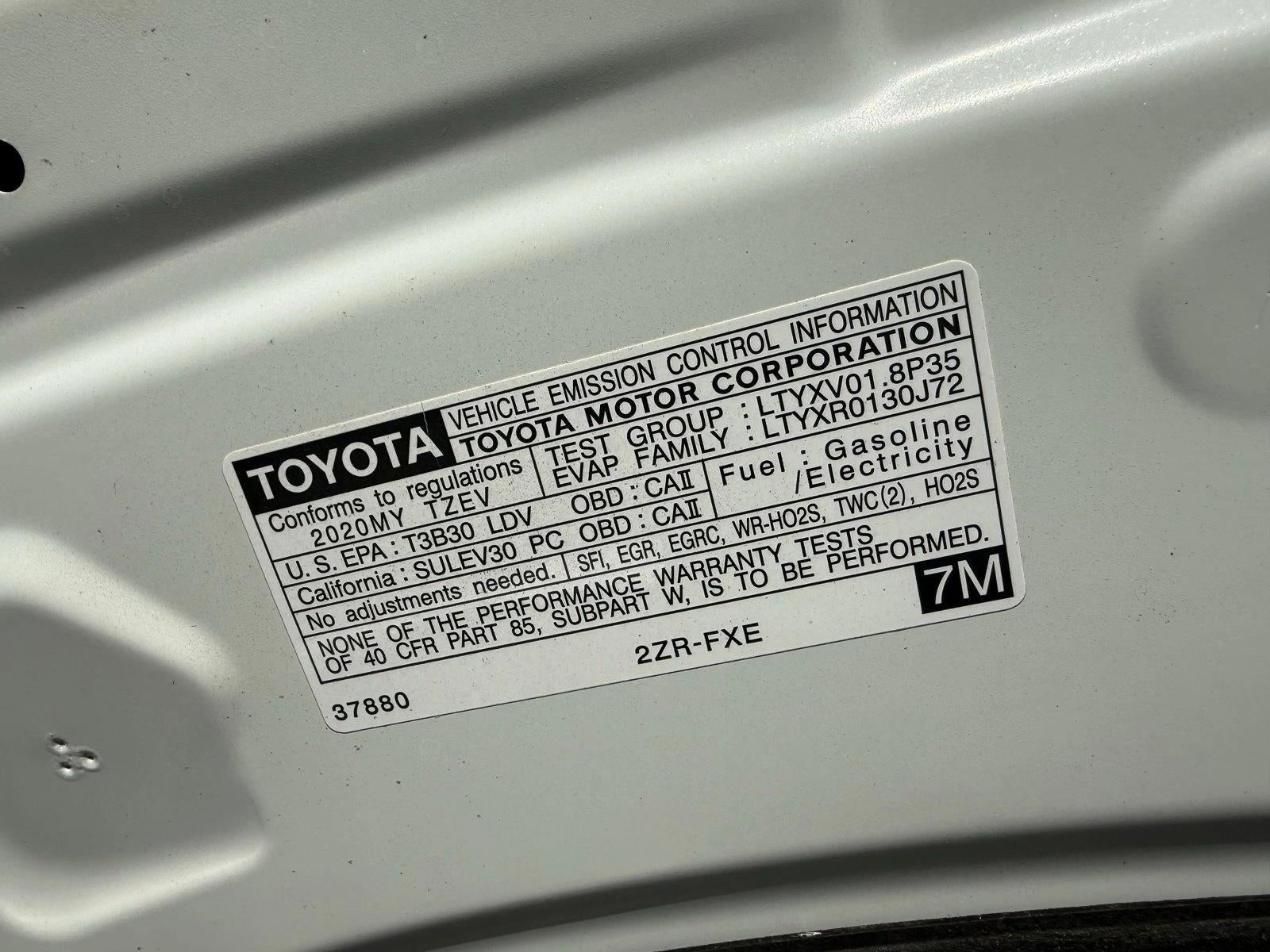 2020 Toyota Prius Prime Limited (Natl)