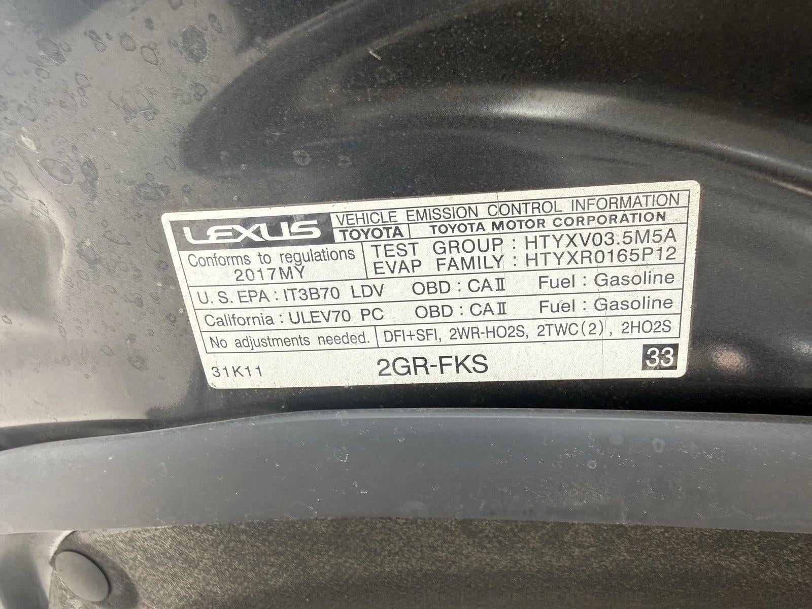 2017 Lexus GS 350 RWD