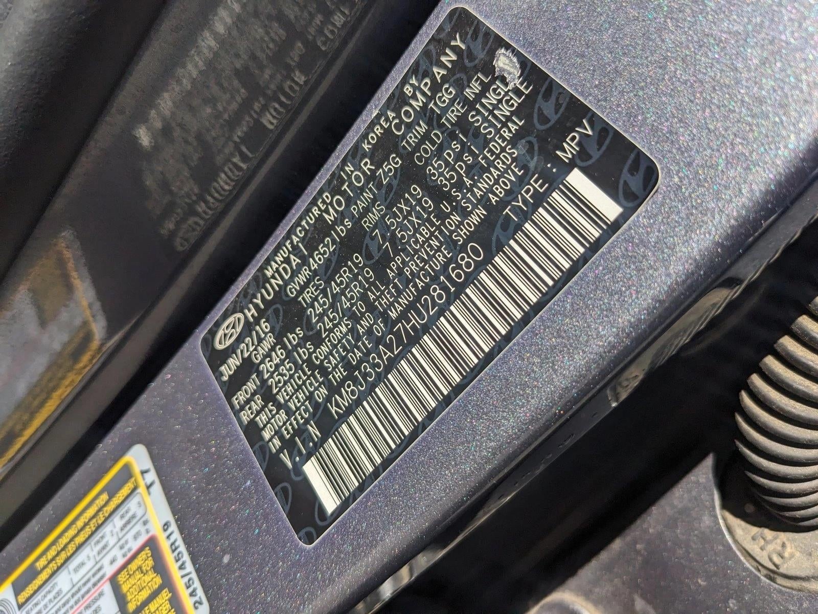 2017 Hyundai TUCSON Sport FWD