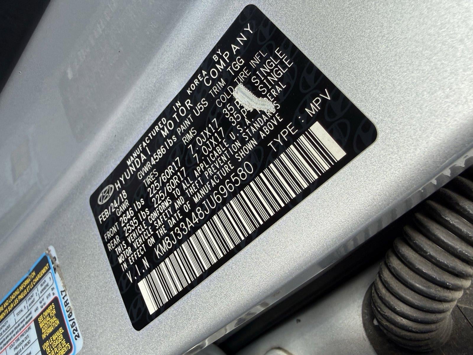 2018 Hyundai TUCSON SEL FWD