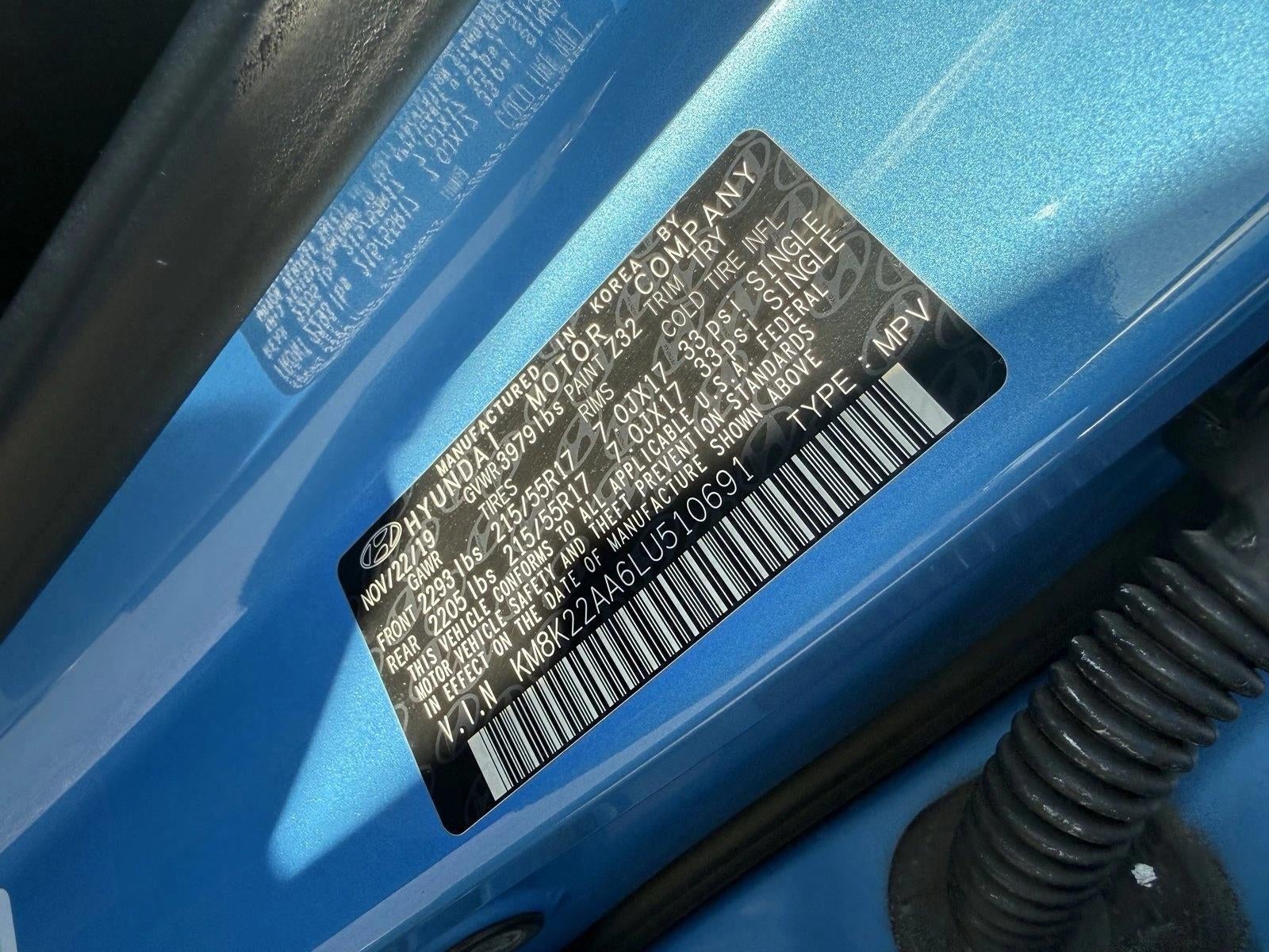 2020 Hyundai KONA SEL Auto FWD