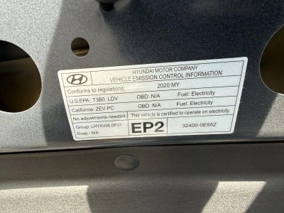 2020 Hyundai IONIQ Electric SE Hatchback