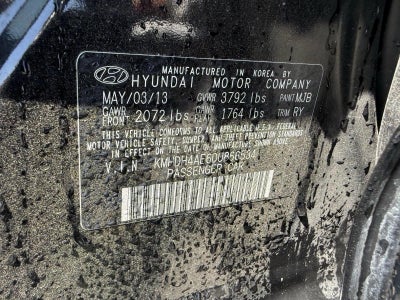 2013 Hyundai ELANTRA 4dr Sdn Auto Limited
